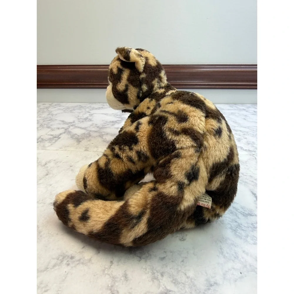 Ty Classic FIDDLES Cat Plush Brown Tan Spotted Tortoiseshell Stuffed Animal 2006